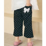 ブラック | リボンポケットきゅんパンツ(クロップド) 8分丈 | F.O.Online Store