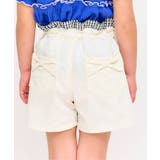 アイボリー | WEB限定 バックリボンフリルショートパンツ ショート丈 | F.O.Online Store