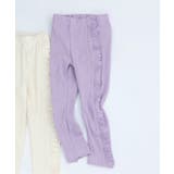 ラベンダー | サイドフリルレギンス/7days Style pants  10分丈 | F.O.Online Store