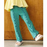 グリーン | WEB限定 マルチボーダーレギンス  10分丈 | F.O.Online Store