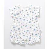 アイボリー | リブ総柄ロンパス | F.O.Online Store
