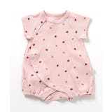 ピンク | リブ総柄ロンパス | F.O.Online Store