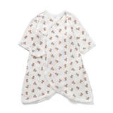 アイボリー | ベビ-長袖フライスコンビ肌着 総柄 | F.O.Online Store