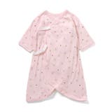 ピンク | ベビ-長袖フライスコンビ肌着 総柄 | F.O.Online Store