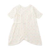 オフホワイト | ベビー長袖フライスコンビ肌着 総柄 | F.O.Online Store