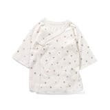 オフホワイト | ベビー半袖フライス短肌着 総柄 | F.O.Online Store