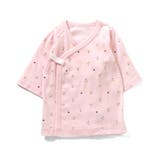 ピンク | ベビー半袖フライス短肌着 総柄 | F.O.Online Store