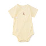 アイボリー | ベビー半袖リブボディ肌着 ワンポイント・総柄 | F.O.Online Store