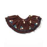 ブラウン | ワッフルメロウフリルつけ衿 | F.O.Online Store