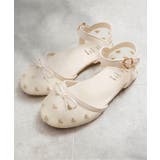 アイボリー | ハート刺繍メッシュサンダル | F.O.Online Store