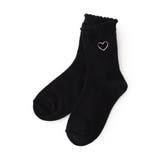 ブラック | ハートあきソックス | F.O.Online Store