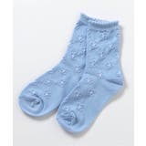 サックス | ぽこぽこお花ジャカードソックス | F.O.Online Store