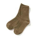 ブラウン | ナチュラルカラーリブソックス | F.O.Online Store