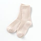 アイボリー | ナチュラルカラーリブソックス | F.O.Online Store