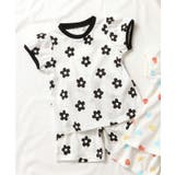 ブラック | 花柄・ハート柄パジャマ 4分丈 | F.O.Online Store