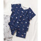 ネイビーブルー | パンダ・乗り物柄パジャマ 5分丈 | F.O.Online Store