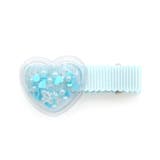 サックス | ハート・お花モチーフヘアクリップ | F.O.Online Store