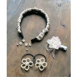 イヤリング付きサテンカチューシャ | F.O.Online Store | 詳細画像13