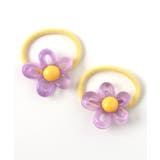 ラベンダー | クリアフラワーヘアゴム2個セット | F.O.Online Store