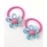 サックス | クリアフラワーヘアゴム2個セット | F.O.Online Store