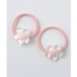 アイボリー | クリアお花ヘアゴム2個セット | F.O.Online Store