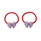 ギンガムお花・ドットリボンヘアゴム 2個セット | F.O.Online Store | 詳細画像4