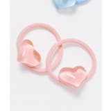ピンク | クリアハートヘアゴム 2個セット | F.O.Online Store