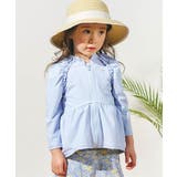 サックス | ペプラムラッシュガード_UVカット | F.O.Online Store