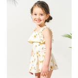 アイボリー | さくらんぼ・ひまわり・ハート柄ワンピース水着_UVカット | F.O.Online Store