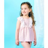 ピンク | バックリボンレースワンピース水着_UVカット | F.O.Online Store