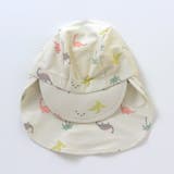 アイボリー | マルチカラー・きょうりゅう柄日よけ付きスイムキャップ | F.O.Online Store