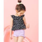 ブラック | 【WEB限定/UVカット】フリルペプラムセパレート水着 UVカット | F.O.Online Store
