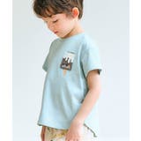 ミント | モチーフポケットTシャツ_UVカット_接触冷感_吸水速乾 | F.O.Online Store