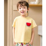 イエロー | モチーフポケットTシャツ_UVカット_接触冷感_吸水速乾 | F.O.Online Store