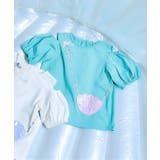 エメラルドグリーン | シェルポシェットオフショルTシャツ_接触冷感 | F.O.Online Store