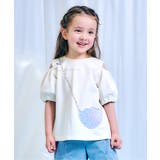 アイボリー | シェルポシェットオフショルTシャツ_接触冷感 | F.O.Online Store
