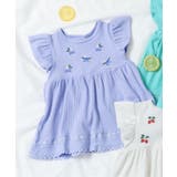 ラベンダー | 3柄フルーツモチーフ刺繍Tシャツ_RP | F.O.Online Store