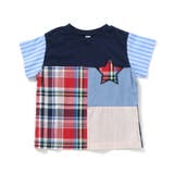ネイビーブルー | 【リンク】パッチワークスターTシャツ | F.O.Online Store