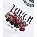 恐竜・消防車モチーフ刺繍Tシャツ | F.O.Online Store | 詳細画像4