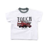 アイボリー | 恐竜・消防車モチーフ刺繍Tシャツ | F.O.Online Store