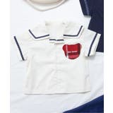 アイボリー | tiny bear セーラー衿半袖シャツ | F.O.Online Store