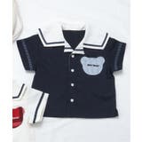 ネイビーブルー | tiny bear セーラー衿半袖シャツ | F.O.Online Store