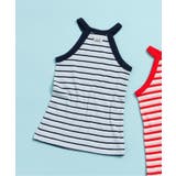 サックス | 無地・マルチボーダーアメスリタンク 接触冷感 | F.O.Online Store