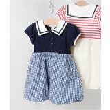 ネイビーブルー | セーラー襟バルーンドッキングワンピース | F.O.Online Store