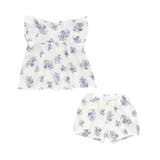 花柄 | ドット・ボタニカル柄ラッフルセットアップ ショート丈 | F.O.Online Store