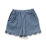 サックス | ひんやりスカラップショートパンツ ＿ 接触冷感 | F.O.Online Store