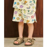 クリーム | アソート総柄配色ステッチショートパンツ 4分丈 | F.O.Online Store