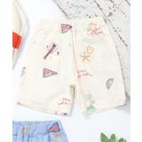 サマーモチーフ総柄刺繍ハーフパンツ 5分丈 | F.O.Online Store | 詳細画像1