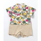 キナリ | 【リンク】チェック・サマーフルーツ柄BOYSロンパス | F.O.Online Store