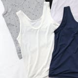 オフホワイト | WEB限定 ひんやりメッシュ深あきインナータンク | F.O.Online Store